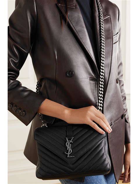 sac ysl modele college|st laurent medium flap ysl.